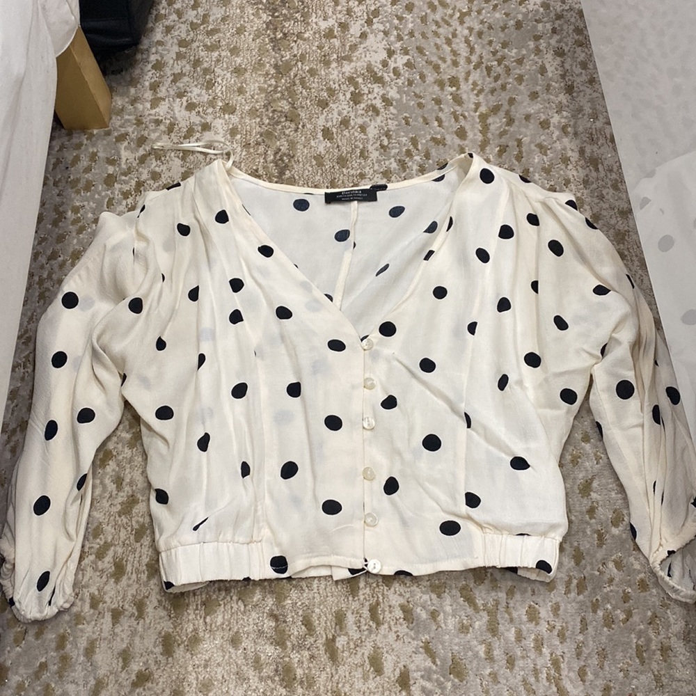 Polka dot blouse
